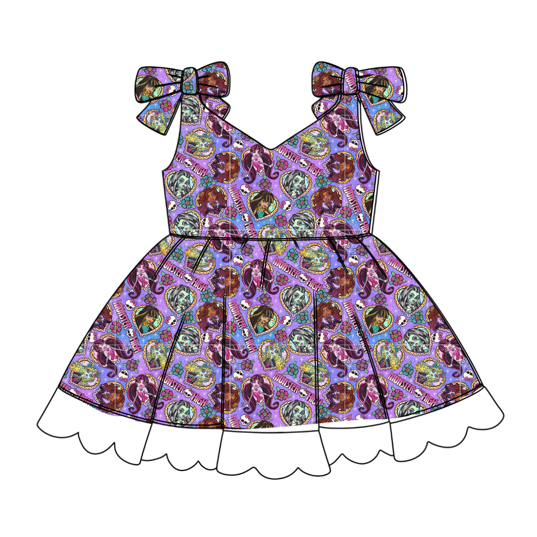 Ghoul Squad - Zoe Twirl Party Dress - PRE ORDER