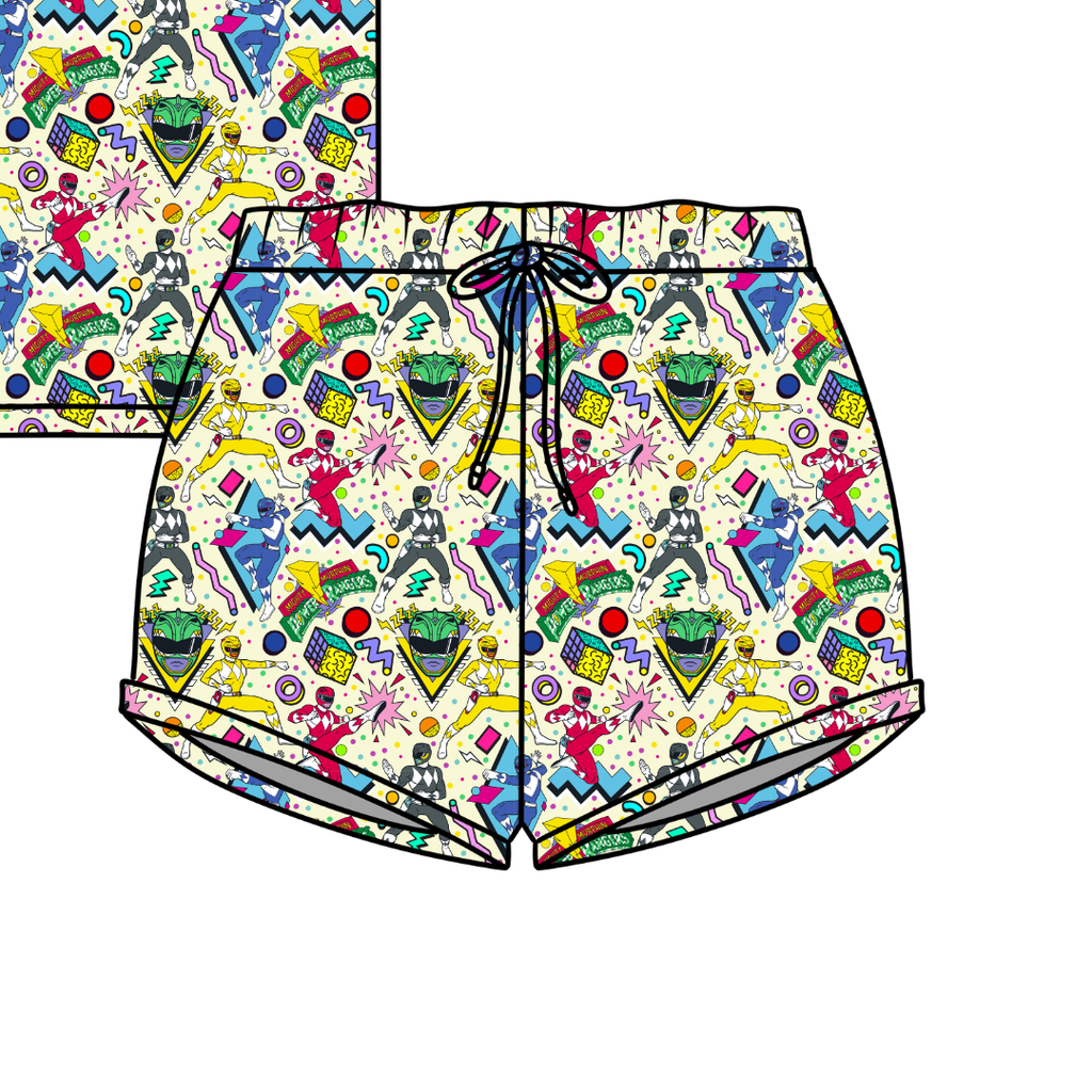 Rangers Jazzy Adult Pajama Bamboo Shorts - Pre Order