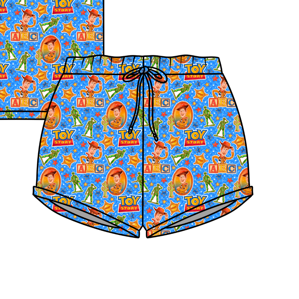 Andy's Toys Jazzy Adult Pajama Bamboo Shorts - Pre Order