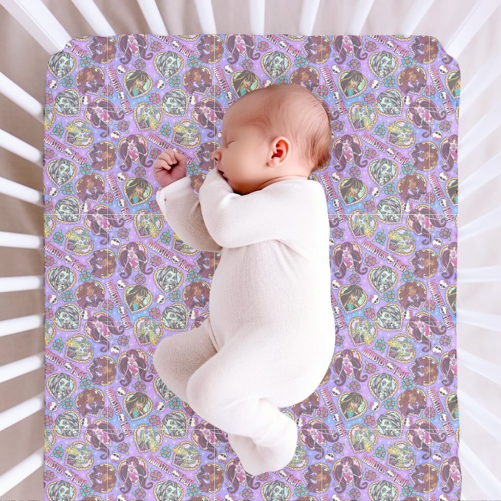 Ghoul Squad Fitted Sheet Bamboo - PRE ORDER