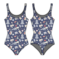 Believe Sapphire Women's Tank Leotard - Bamboo - Pre Order - Christmas Special