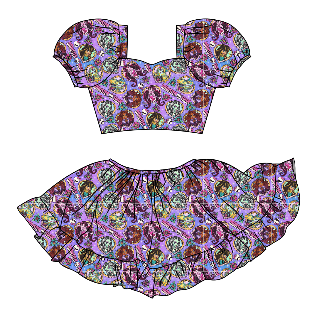 Ghoul Squad - Starlet Skirt Set Knit - PRE ORDER