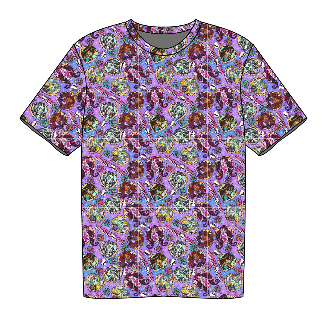 Ghoul Squad - Jade Short Sleeve Bamboo Shirt - Pre Order