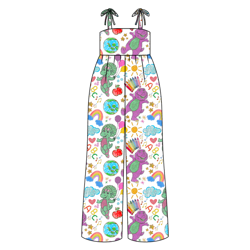 Learning is Magic Rene Adult Shoulder Tie Jumpsuit Bamboo - Pre Order