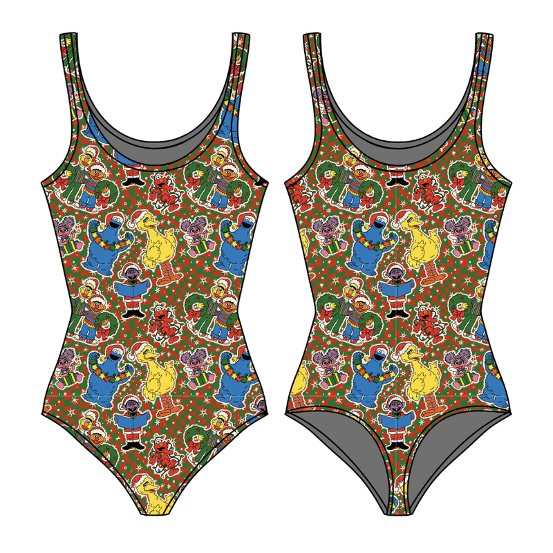 Merry Street Friends Sapphire Women's Tank Leotard - Bamboo - Pre Order - Christmas Special