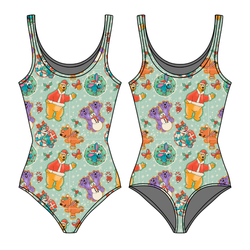 Christmas at the Big House Sapphire Women's Tank Leotard - Bamboo - Pre Order - Christmas Special
