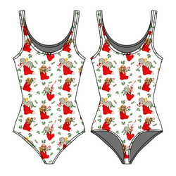 Under the Tree Sapphire Women's Tank Leotard - Bamboo - Pre Order - Christmas Special