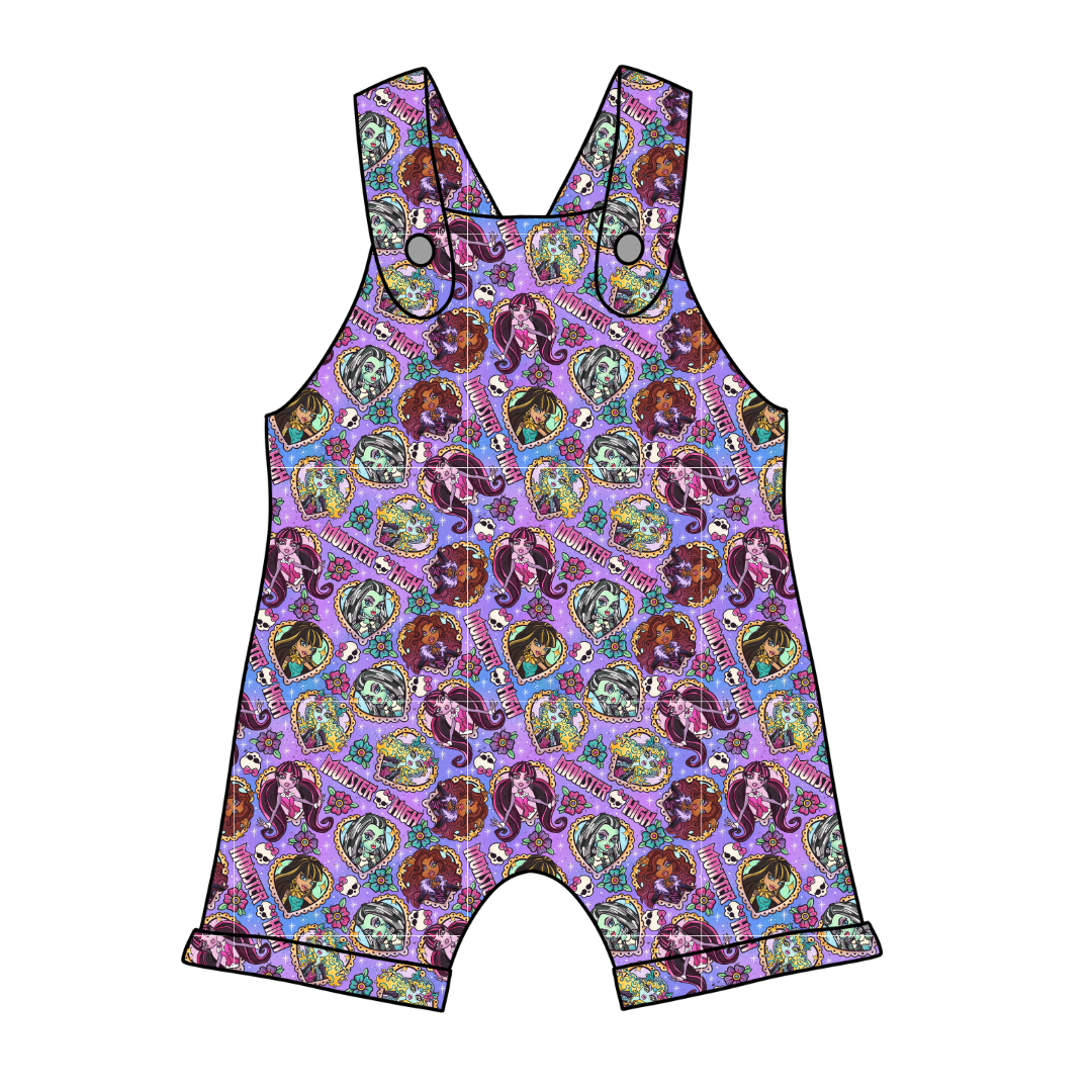 Ghoul Squad - Coop Tank Romper Knit - PRE ORDER