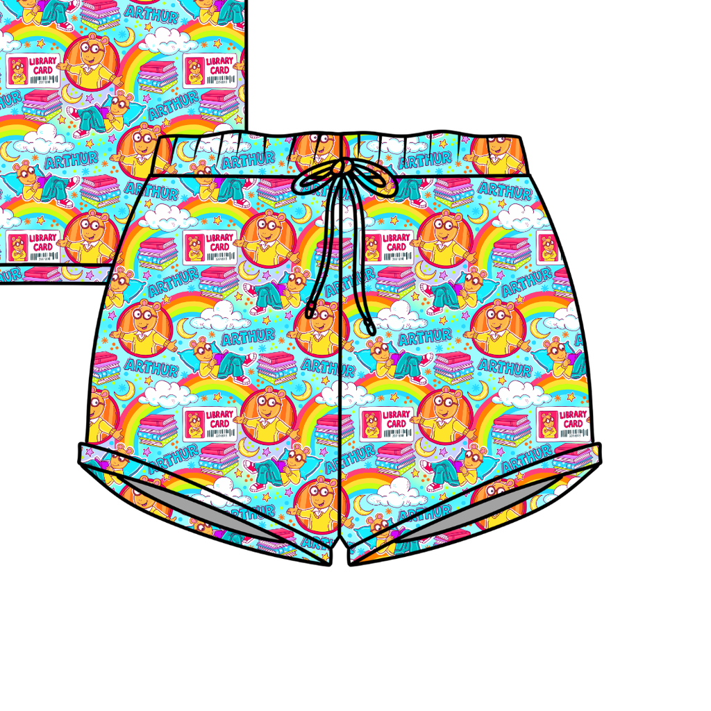 Arth Jazzy Adult Pajama Bamboo Shorts - Pre Order