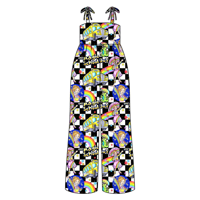 Magic School  Days Rene Adult Shoulder Tie Jumpsuit Bamboo - Pre Order
