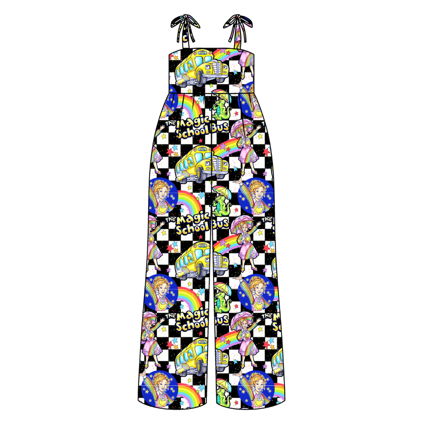 Magic School  Days Rene Adult Shoulder Tie Jumpsuit Bamboo - Pre Order