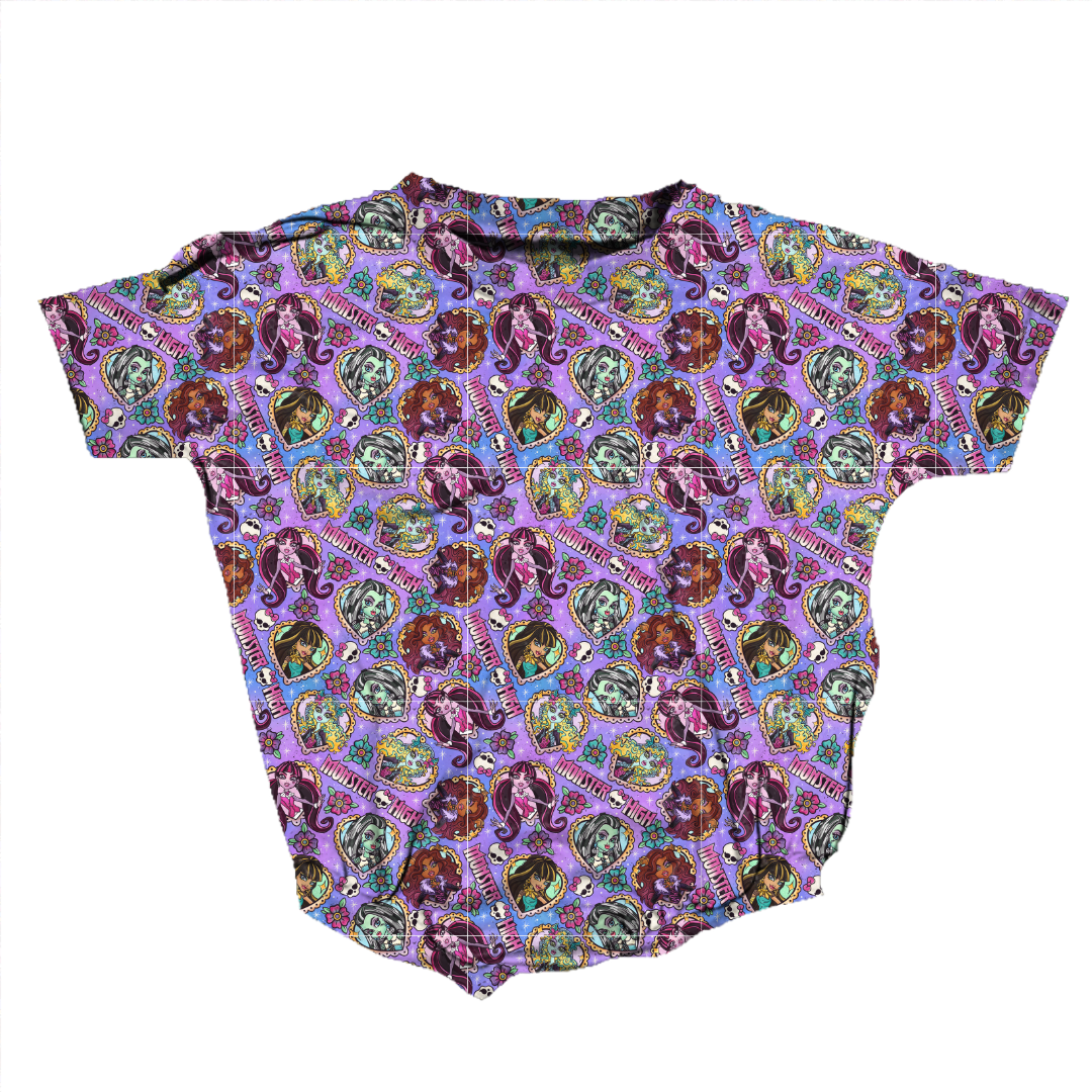 Ghoul Squad Opal Short Sleeve Bubble Bamboo - PRE ORDER