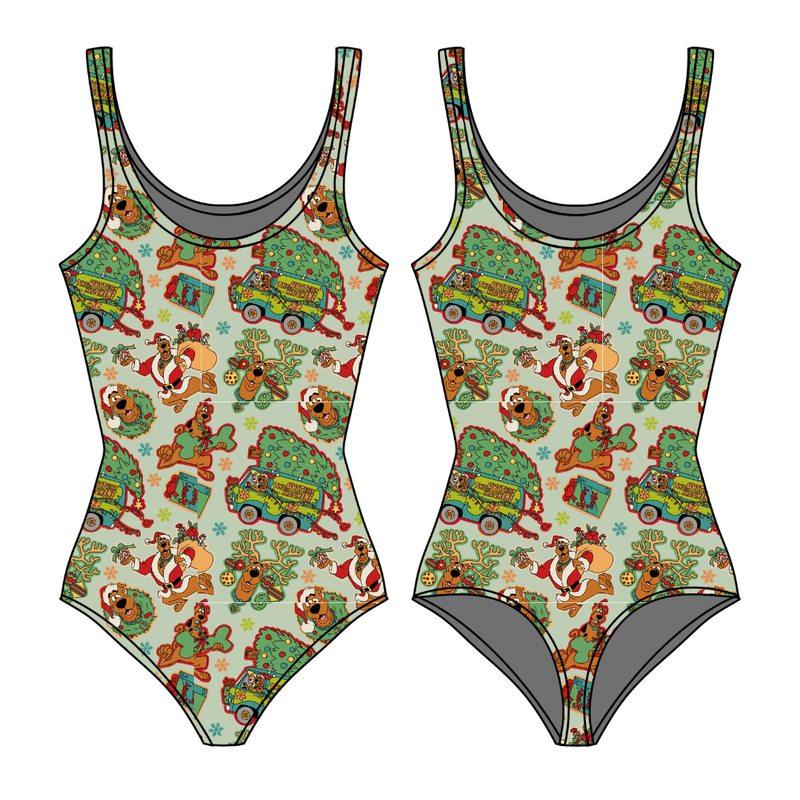 Christmas Mystery Sapphire Women's Tank Leotard - Bamboo - Pre Order - Christmas Special