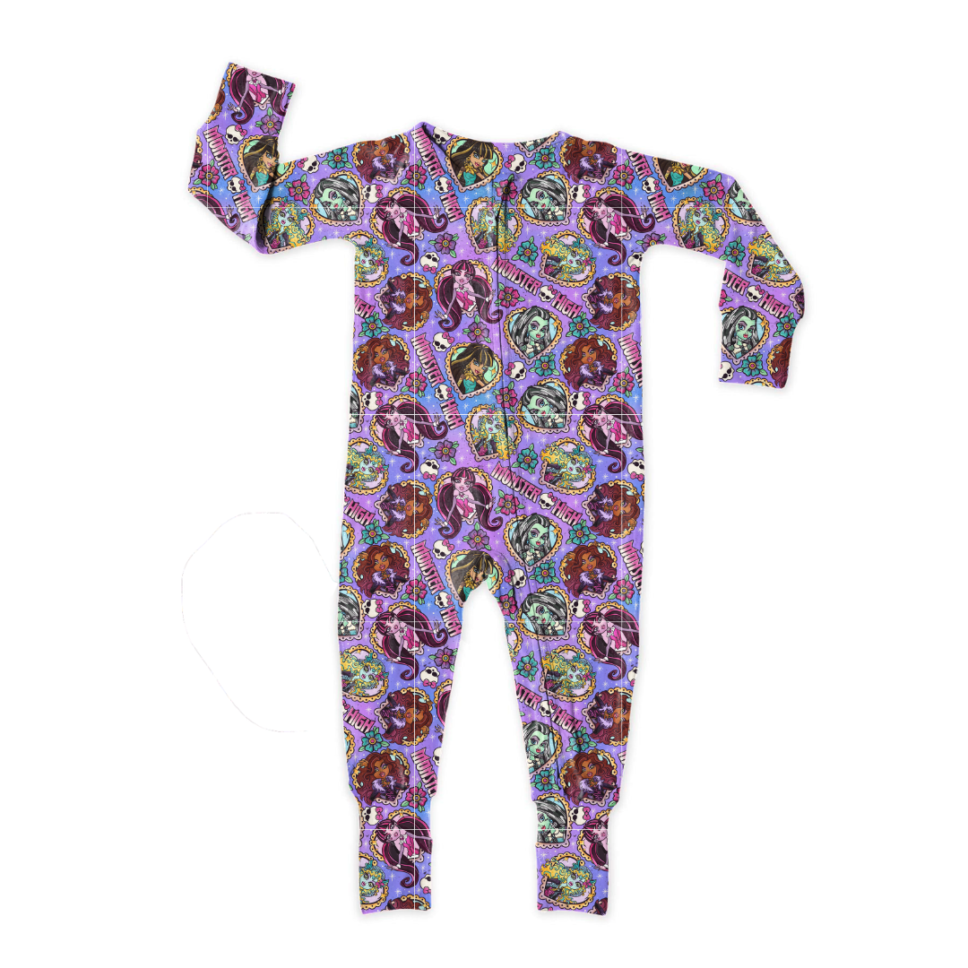 Ghoul Squad Dreamland Long Sleeve Sleeper Bamboo - PRE ORDER
