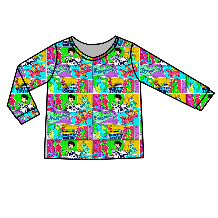 Dragon Dreams Ruby Long Sleeve Bamboo Shirt - Pre Order