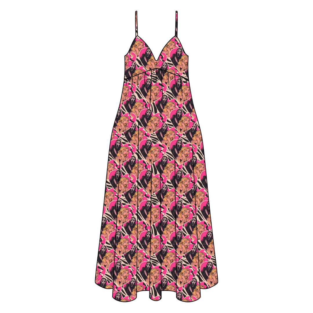 Call After Dark Harper Women's Low Back Dress Bamboo - Pre Order