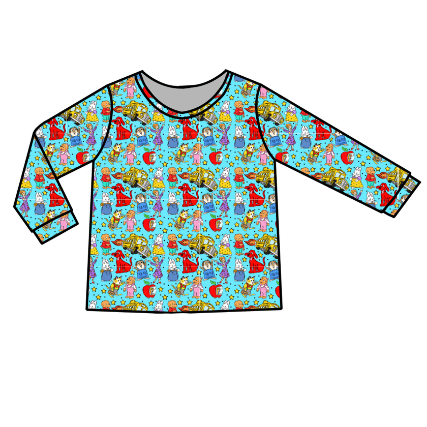 Growing Up Together Ruby Long Sleeve Bamboo Shirt - Pre Order