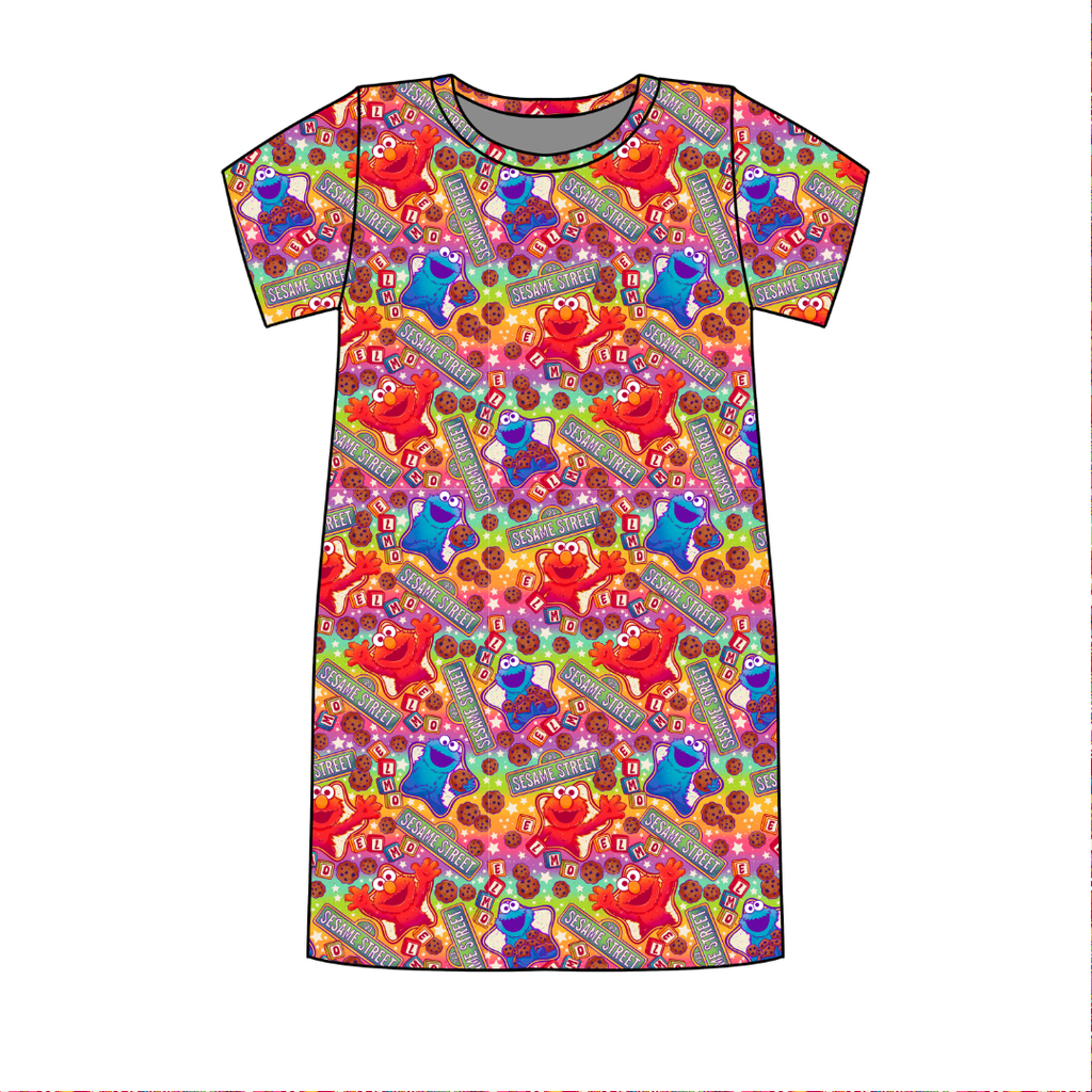 Sunny Days Poppy Oversized Sleep Shirt Bamboo - Pre Order
