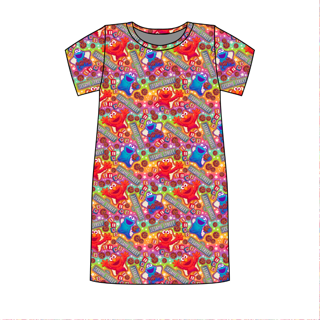 Sunny Days Poppy Oversized Sleep Shirt Bamboo - Pre Order