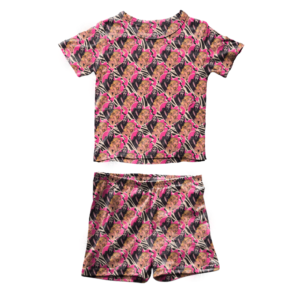 Call After Dark Fawn Short Sleeve Short Set Bamboo - PRE ORDER