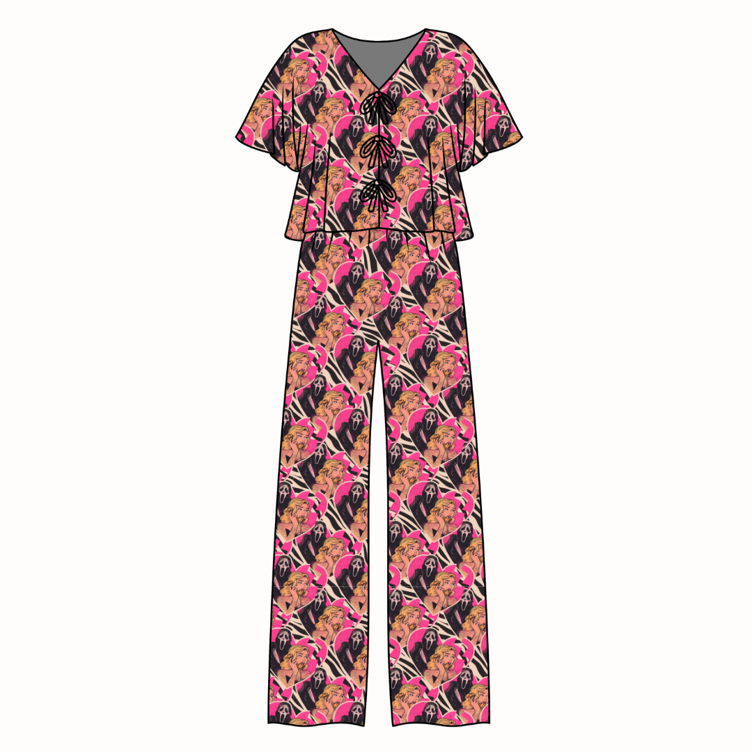 Call After Dark - Lollipop Women's Front Tie Set Bamboo - Pre Order