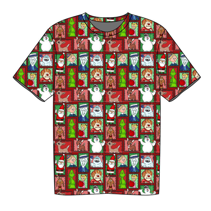 Christmas through the Years Short Sleeve Shirt - Knit - Pre Order - Christmas Special