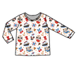 Crusin' Ruby Long Sleeve Bamboo Shirt - Pre Order