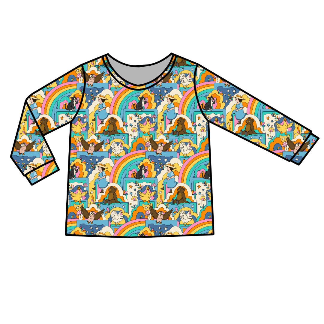Painted Skys Ruby Long Sleeve Bamboo Shirt - Pre Order