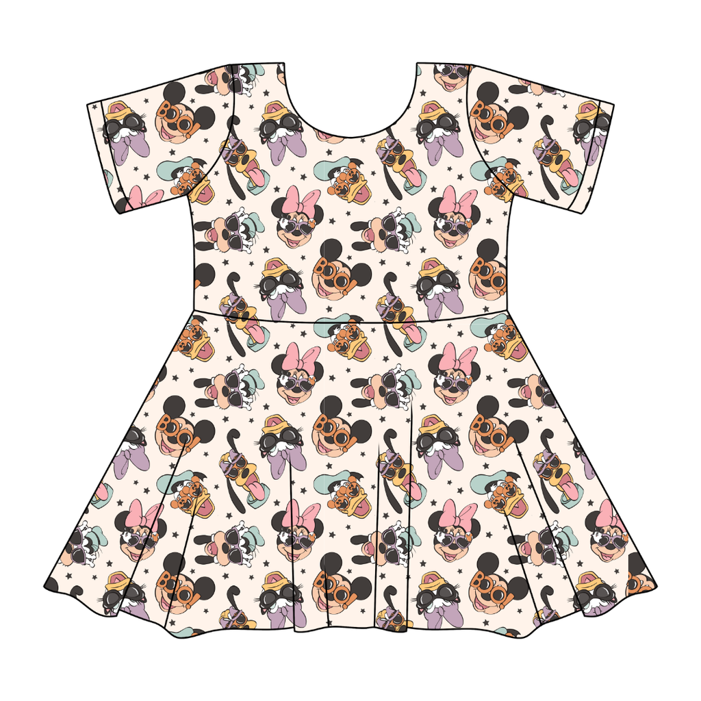 Spooky Cute Crew - SIERRA - KNIT TWIRL DRESS - PRE ORDER