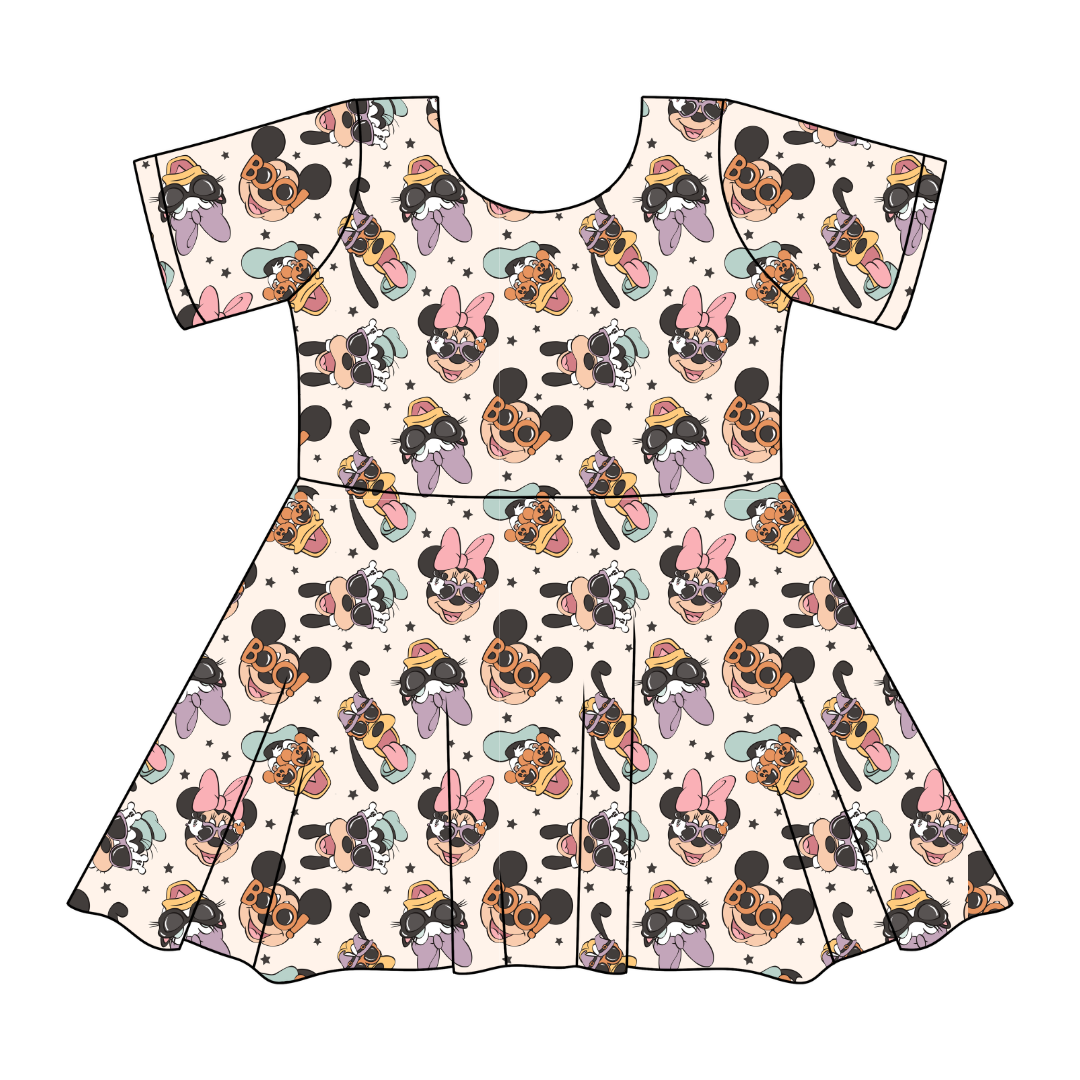 Spooky Cute Crew - SIERRA - KNIT TWIRL DRESS - PRE ORDER