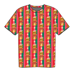 Festive & Fierce Short Sleeve Shirt - Knit - Pre Order - Christmas Special