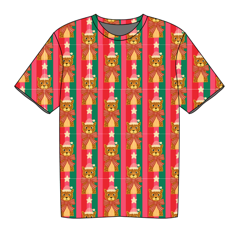 Festive & Fierce Short Sleeve Shirt - Knit - Pre Order - Christmas Special
