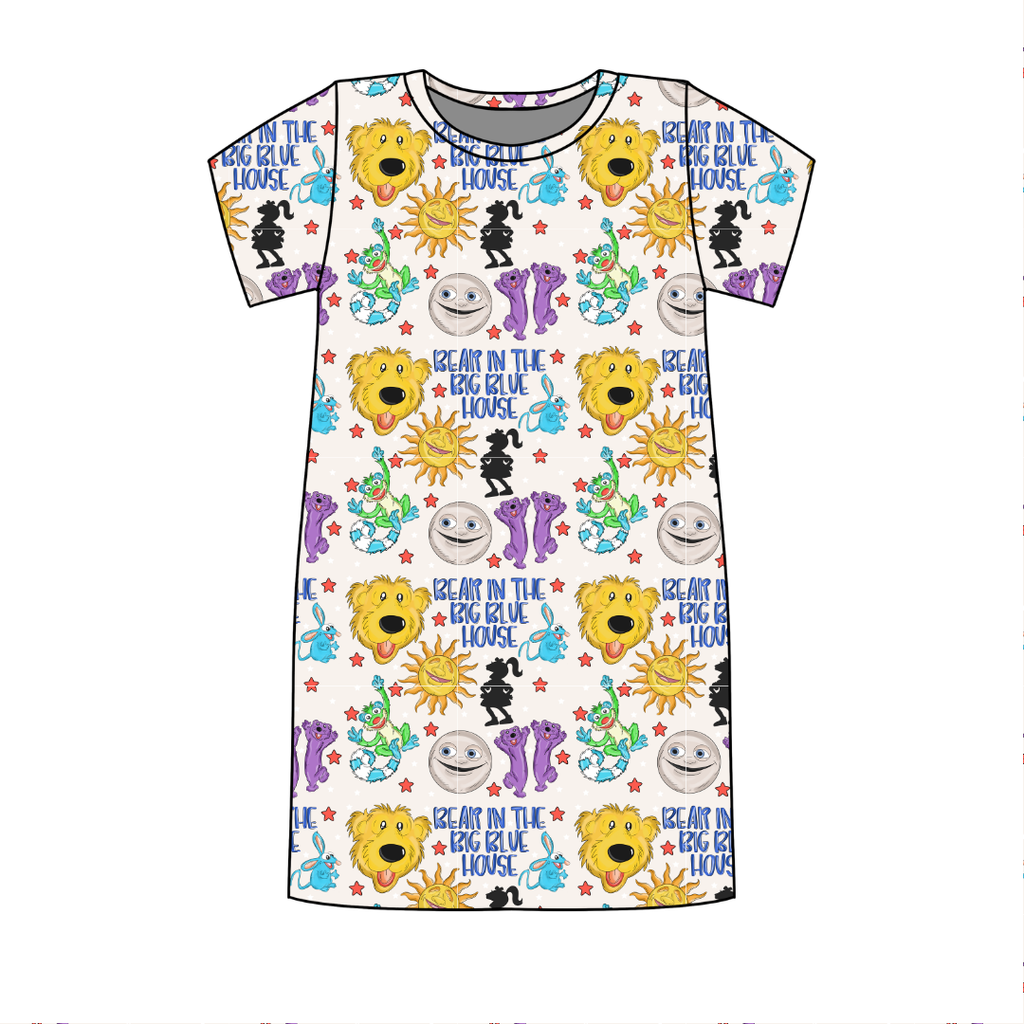 The Big House Poppy Oversized Sleep Shirt Bamboo - Pre Order