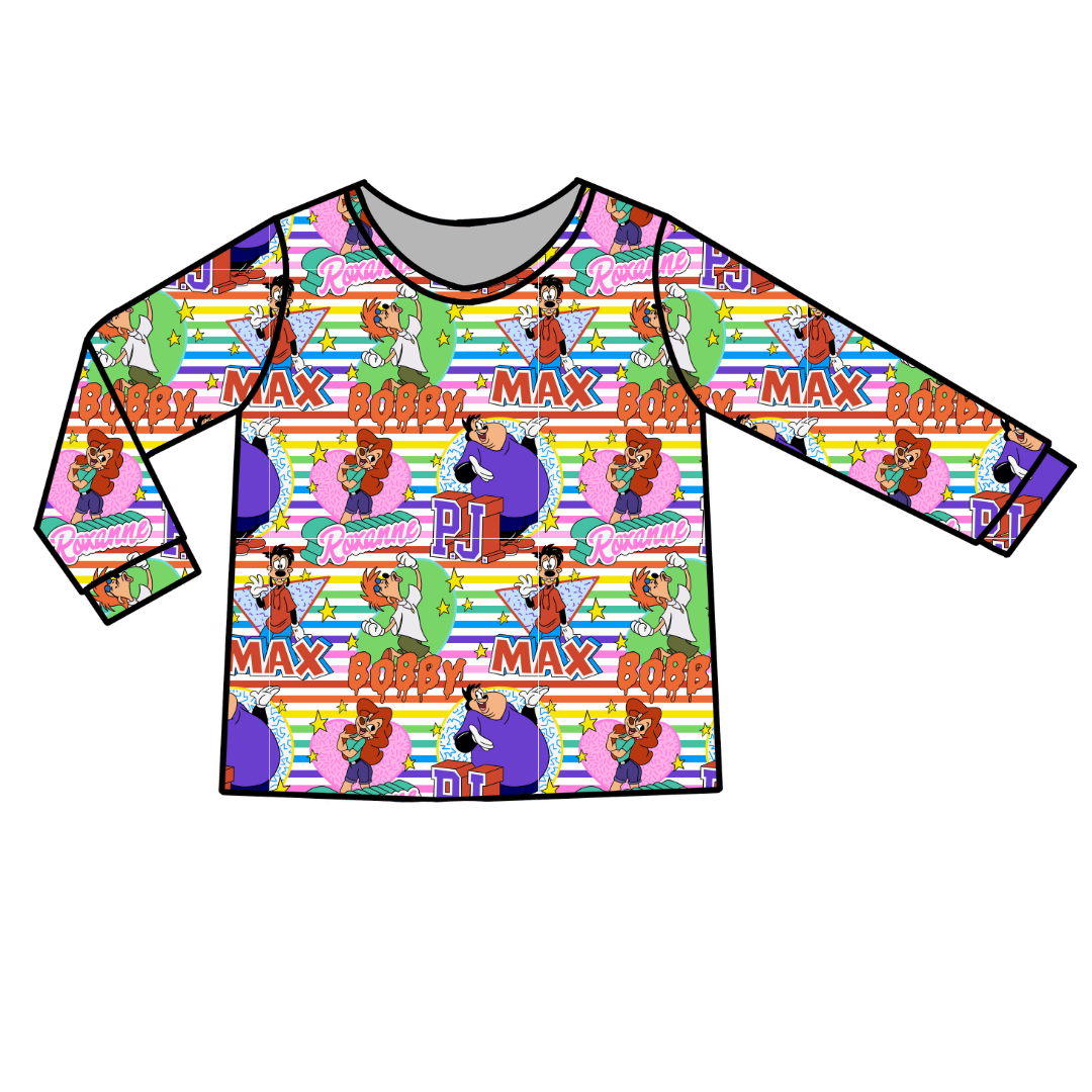 Stand Out, Bobby! Ruby Long Sleeve Bamboo Shirt - Pre Order