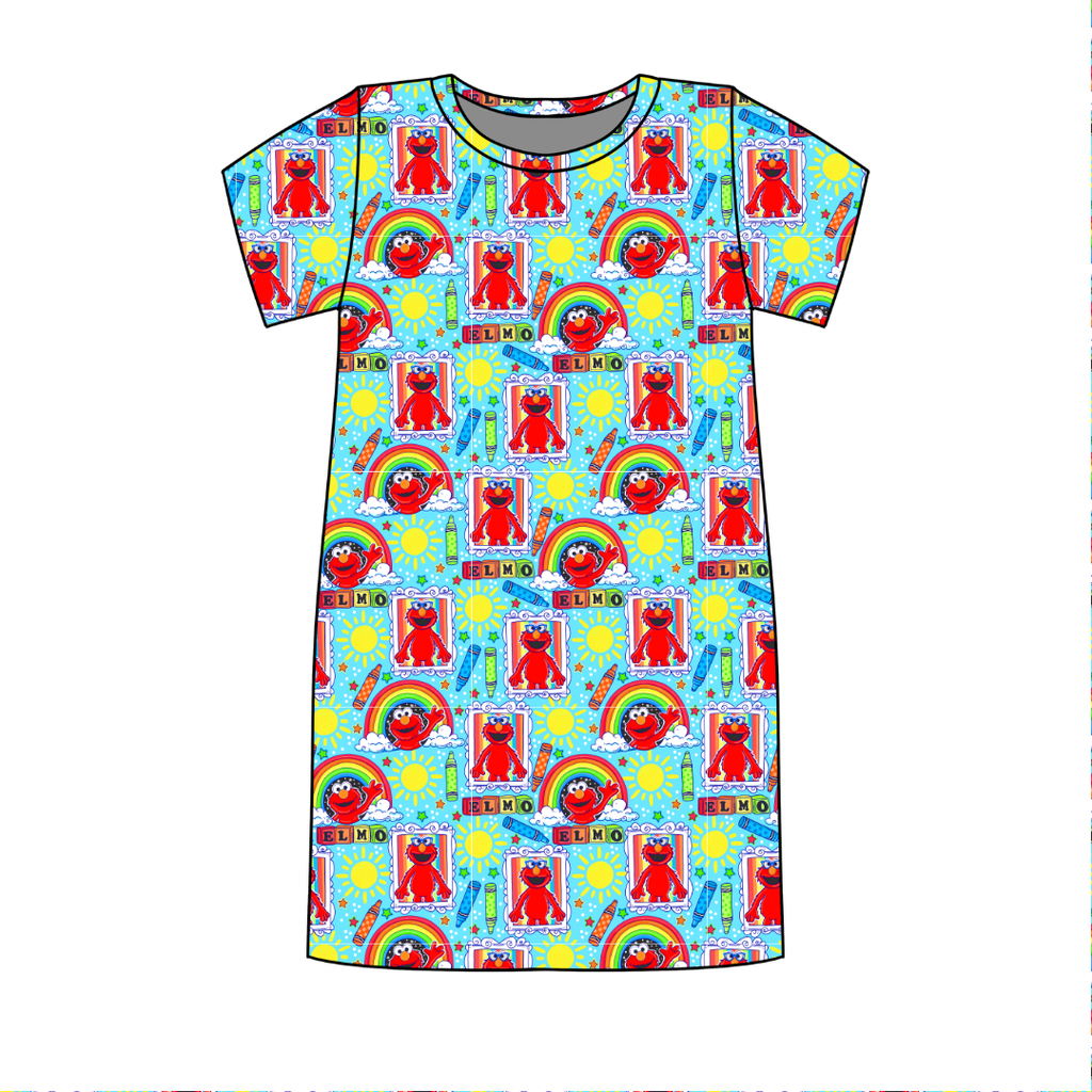 Learning is fun!? Poppy Oversized Sleep Shirt Bamboo - Pre Order