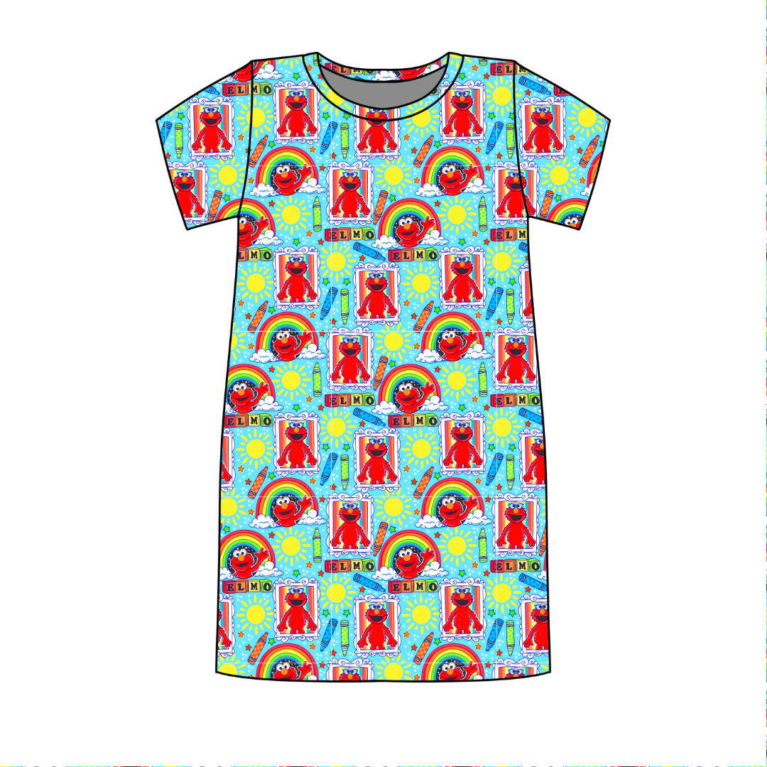 Learning is fun!? Poppy Oversized Sleep Shirt Bamboo - Pre Order