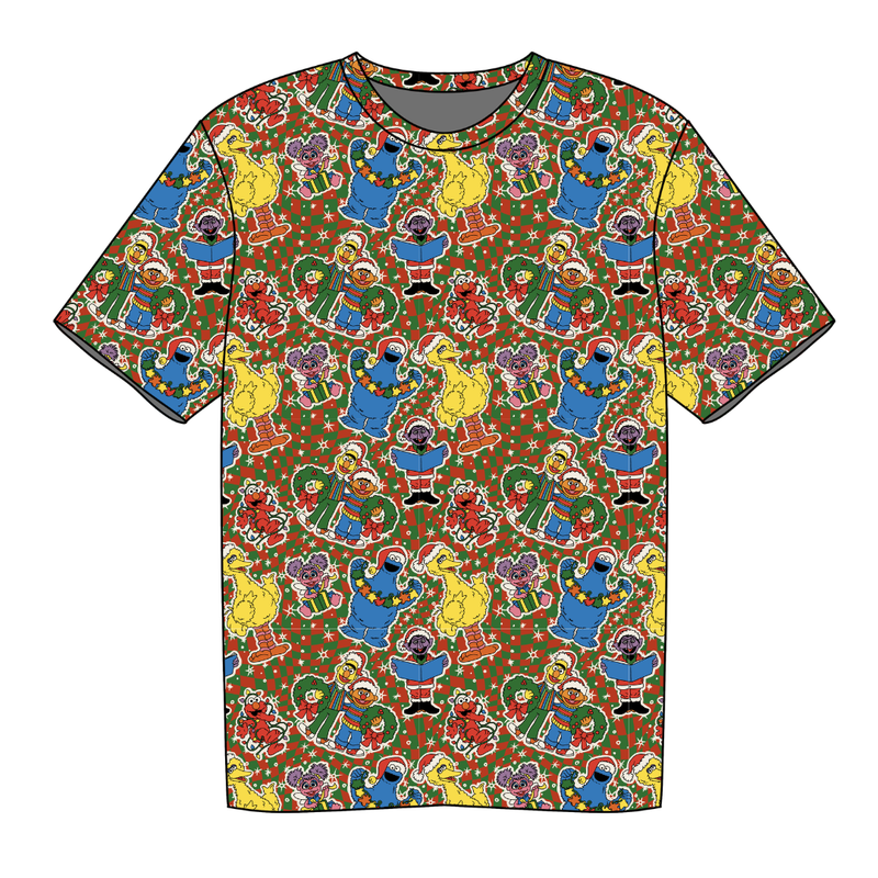 Merry Street Friends Short Sleeve Shirt - Knit - Pre Order - Christmas Special