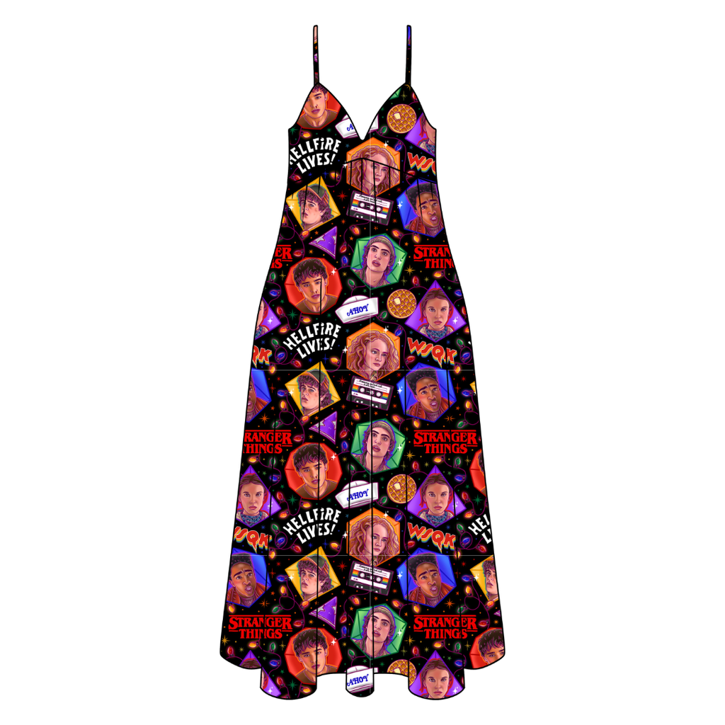 Upside Down Night Harper Women's Low Back Dress Bamboo - Pre Order