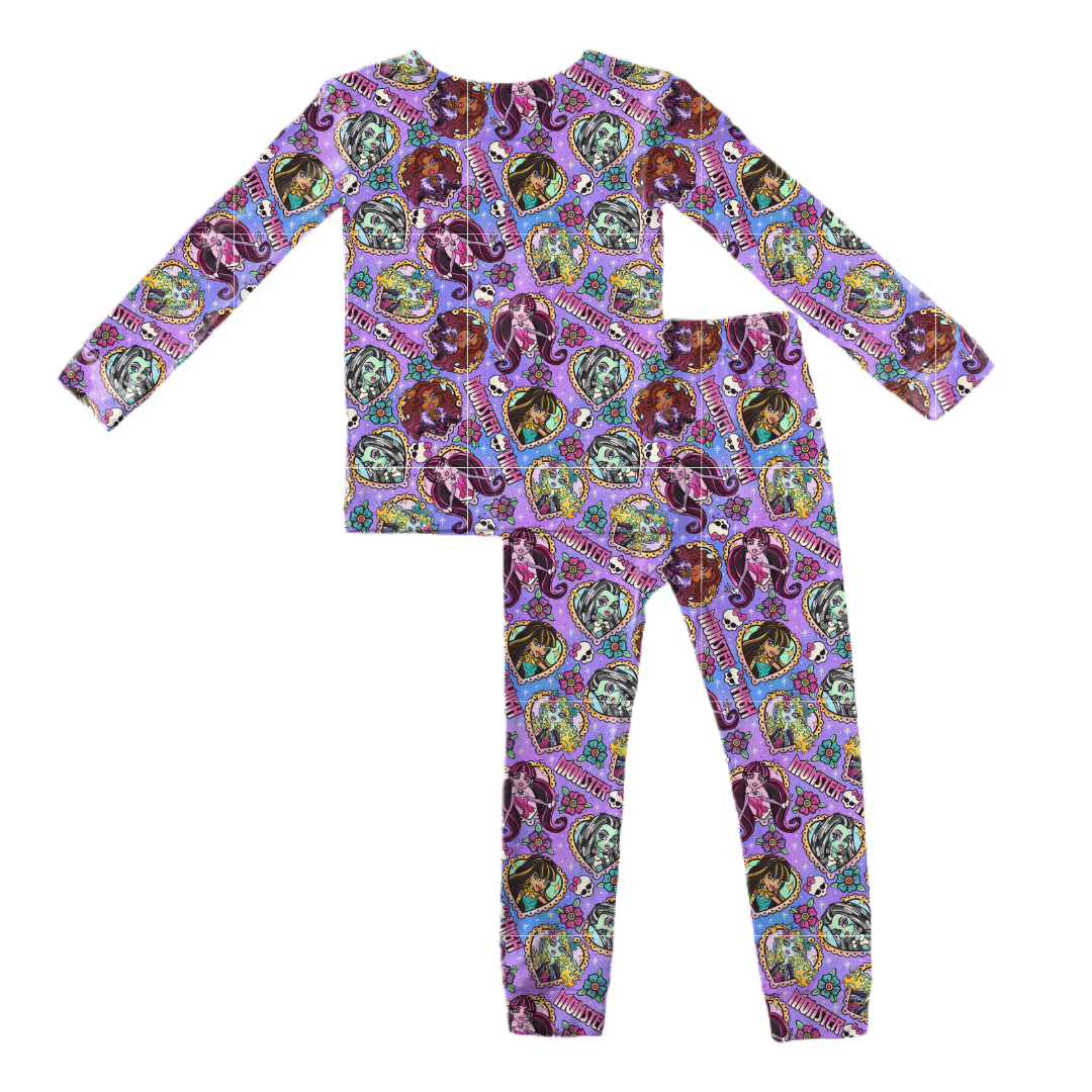 Ghoul Squad Slumber Bamboo Long Sleeve Pants Set - PRE ORDER