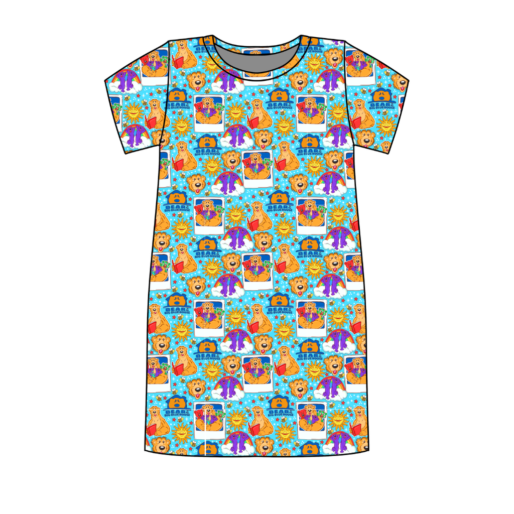 What's the story? Poppy Oversized Sleep Shirt Bamboo - Pre Order