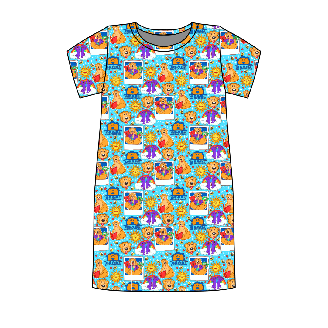 What's the story? Poppy Oversized Sleep Shirt Bamboo - Pre Order
