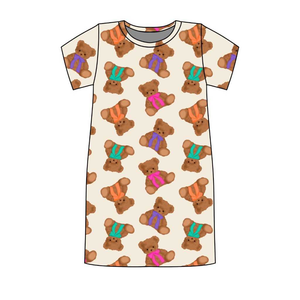 Cuddle Cuties Poppy Oversized Sleep Shirt Bamboo - Pre Order