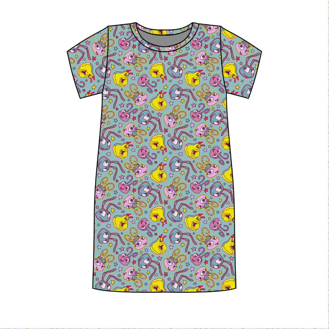 Bugs Poppy Oversized Sleep Shirt Bamboo - Pre Order