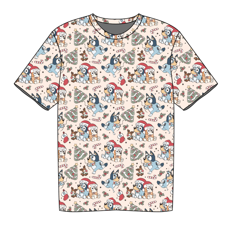 Heeler Holiday Short Sleeve Shirt - Knit - Pre Order - Christmas Special