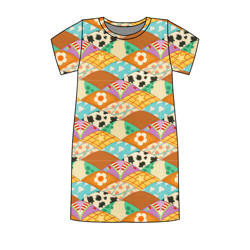 stitched in dreams Poppy Oversized Sleep Shirt Bamboo - Pre Order