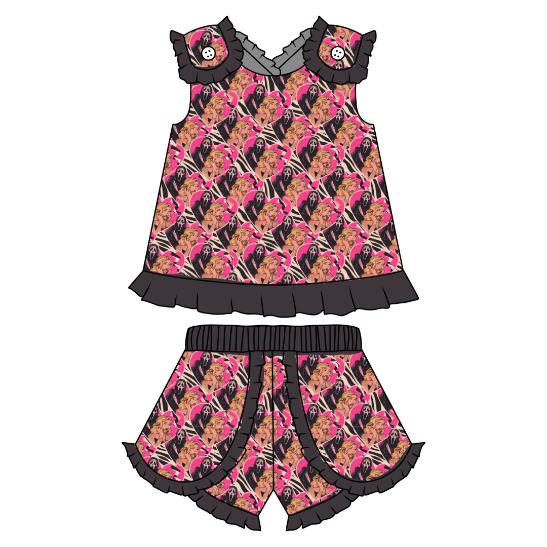 Call After Dark - Evie Tulip Short Set Knit - PRE ORDER