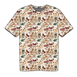Red Nose Short Sleeve Shirt - Knit - Pre Order - Christmas Special
