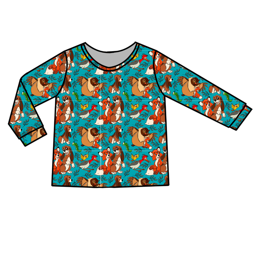 Friends Forever Ruby Long Sleeve Bamboo Shirt - Pre Order