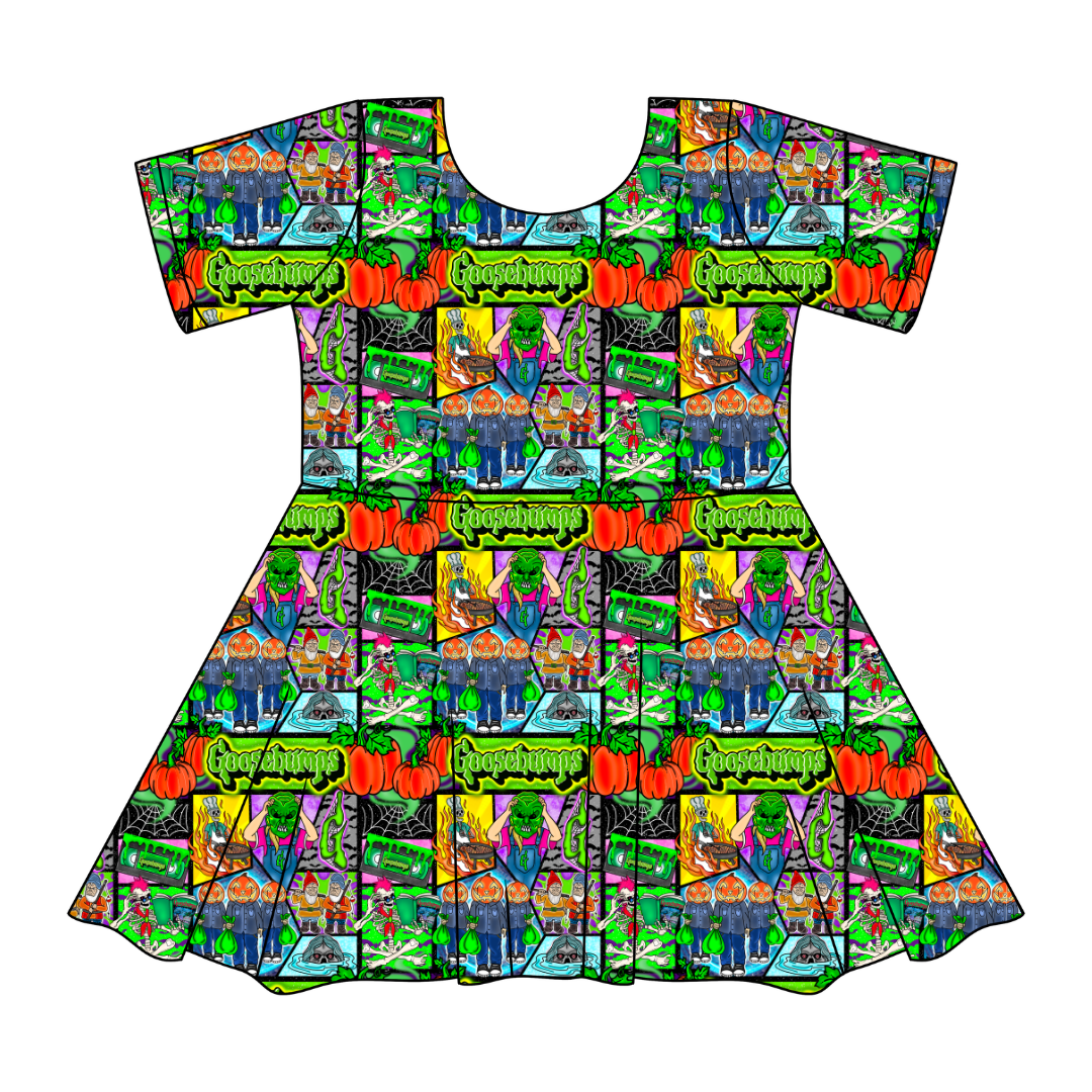 Bedtime Spooks - SIERRA - KNIT TWIRL DRESS - PRE ORDER