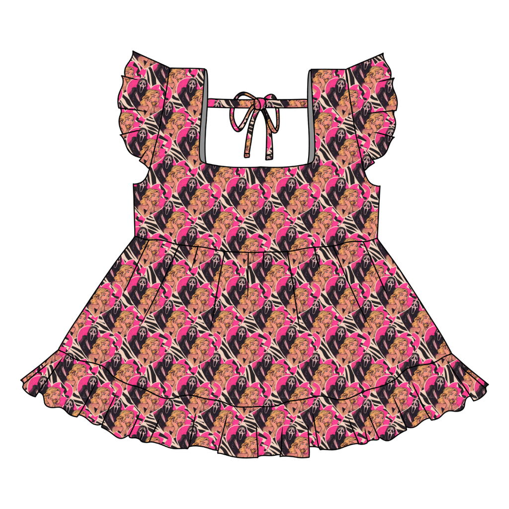 Call After Dark - Sadie Tie Back Ruffle Top - PRE ORDER